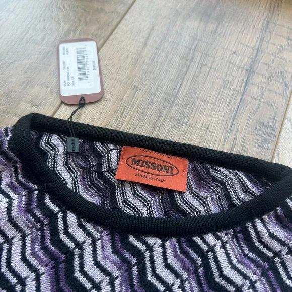 Purple Missoni cover up